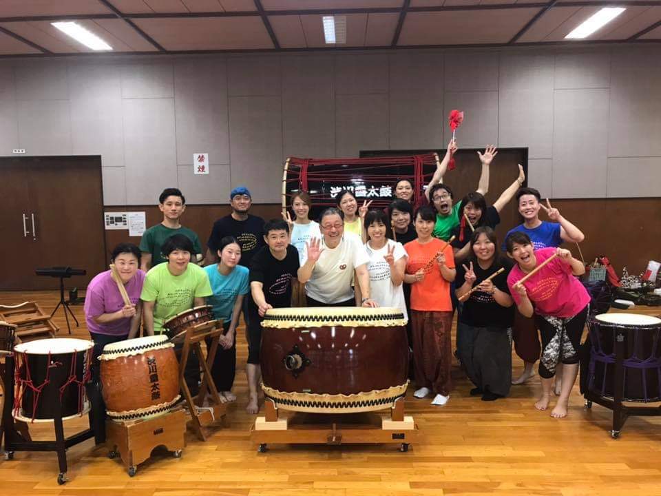 練習を終えて西川先生と一緒に記念